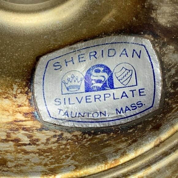 Vintage Sheridan Silver Candle Holders (set of 2) - Picture 5 of 12